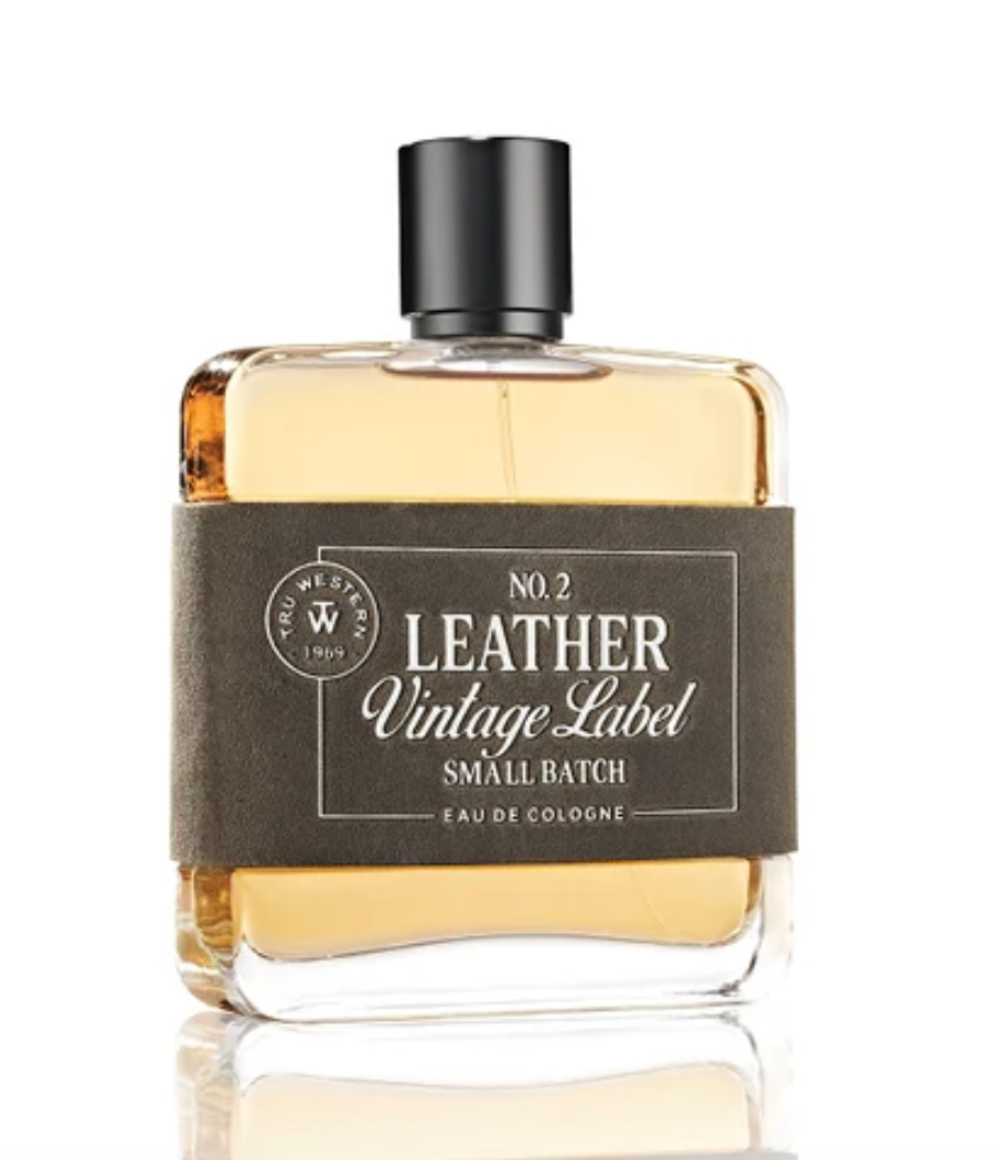 No. 2 Leather Vintage Label Small Batch Cologne