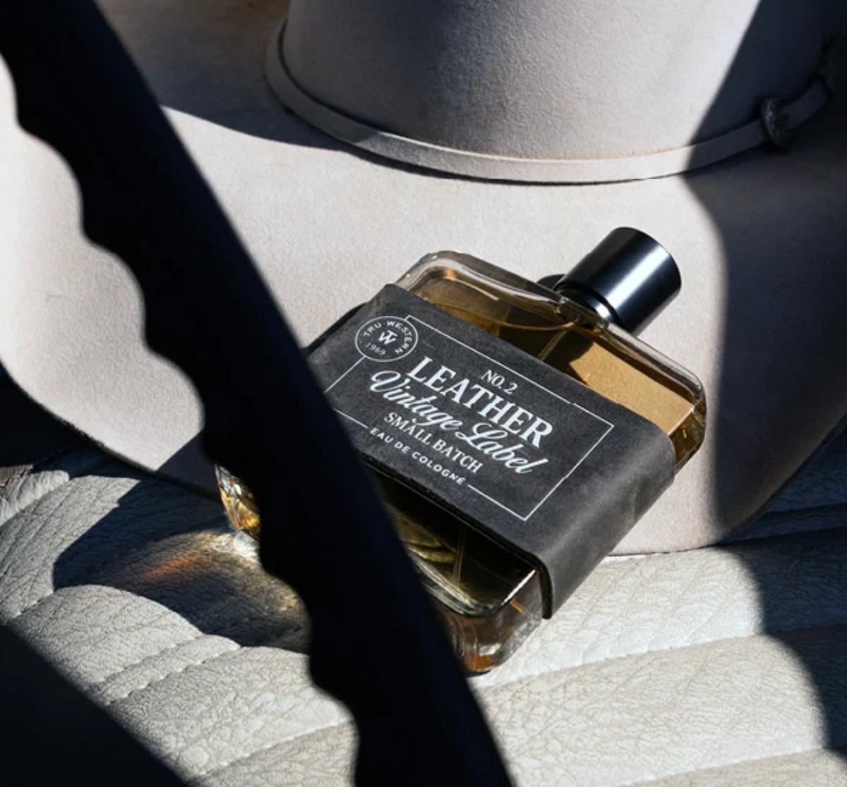 No. 2 Leather Vintage Label Small Batch Cologne