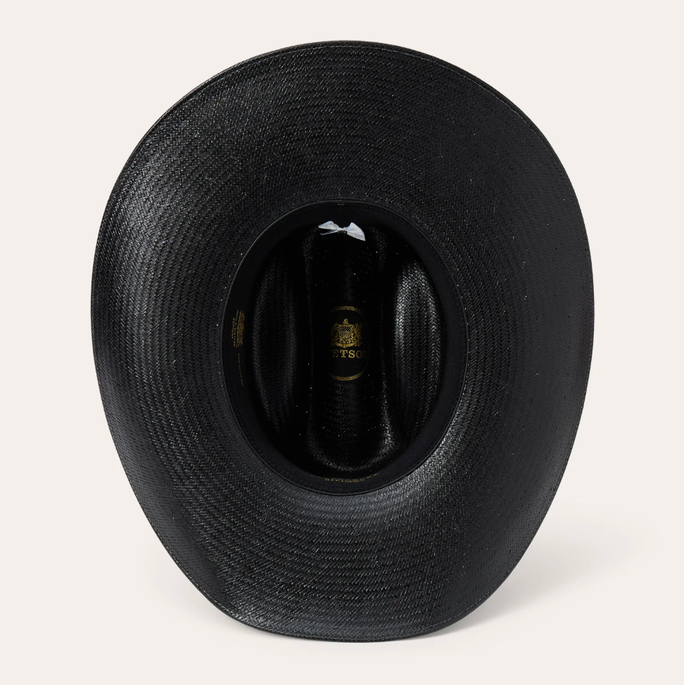 Stetson Coal Mine Black Straw Cowboy Hat