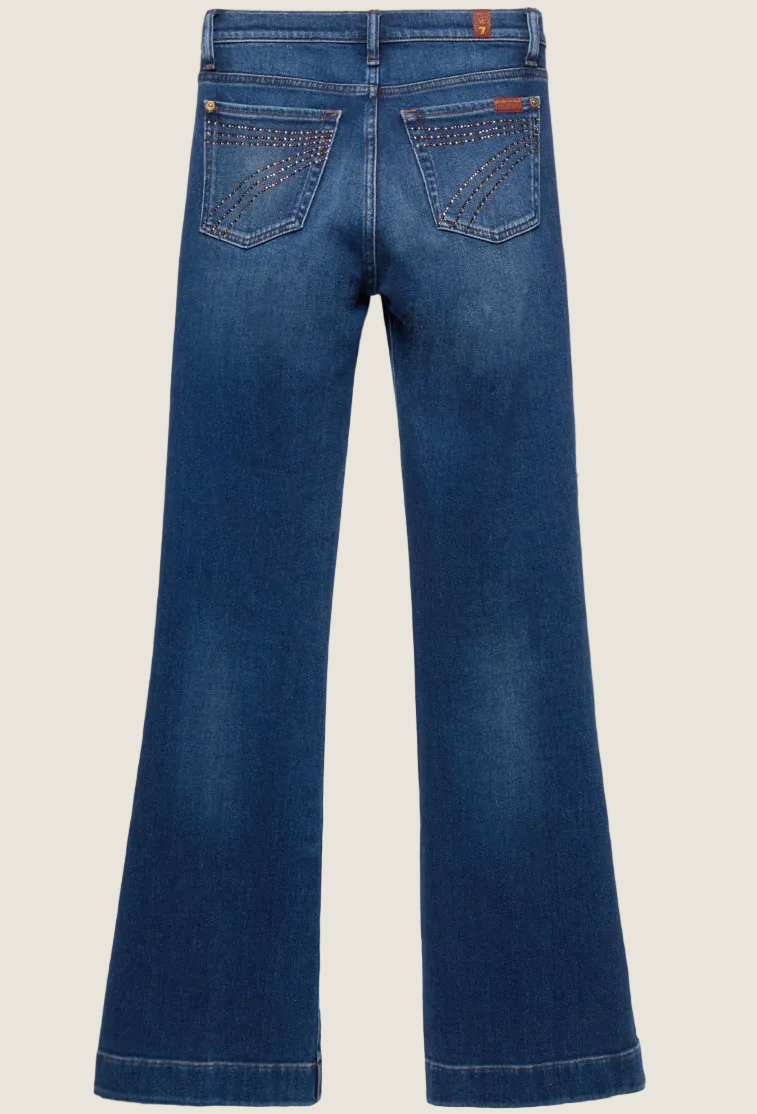 7 For All Mankind Jeans Modern Dojo Slim Illusions Blueleaf 34"