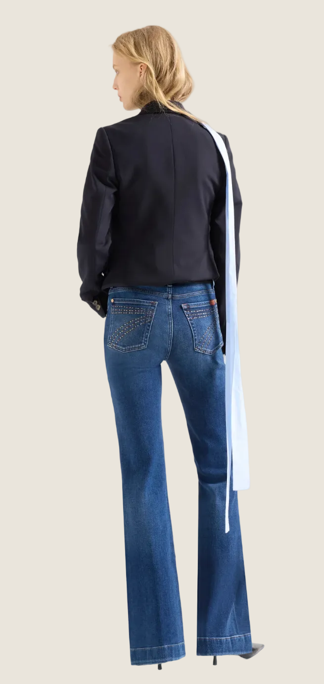 7 For All Mankind Jeans Modern Dojo Slim Illusions Blueleaf 34"
