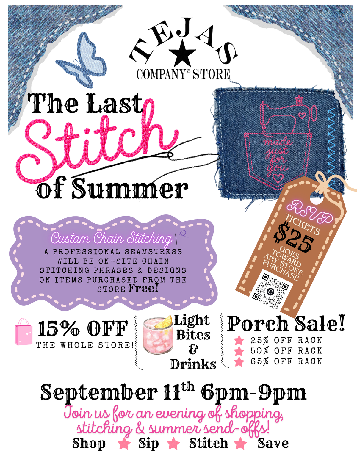 Last Stitch of Summer Event