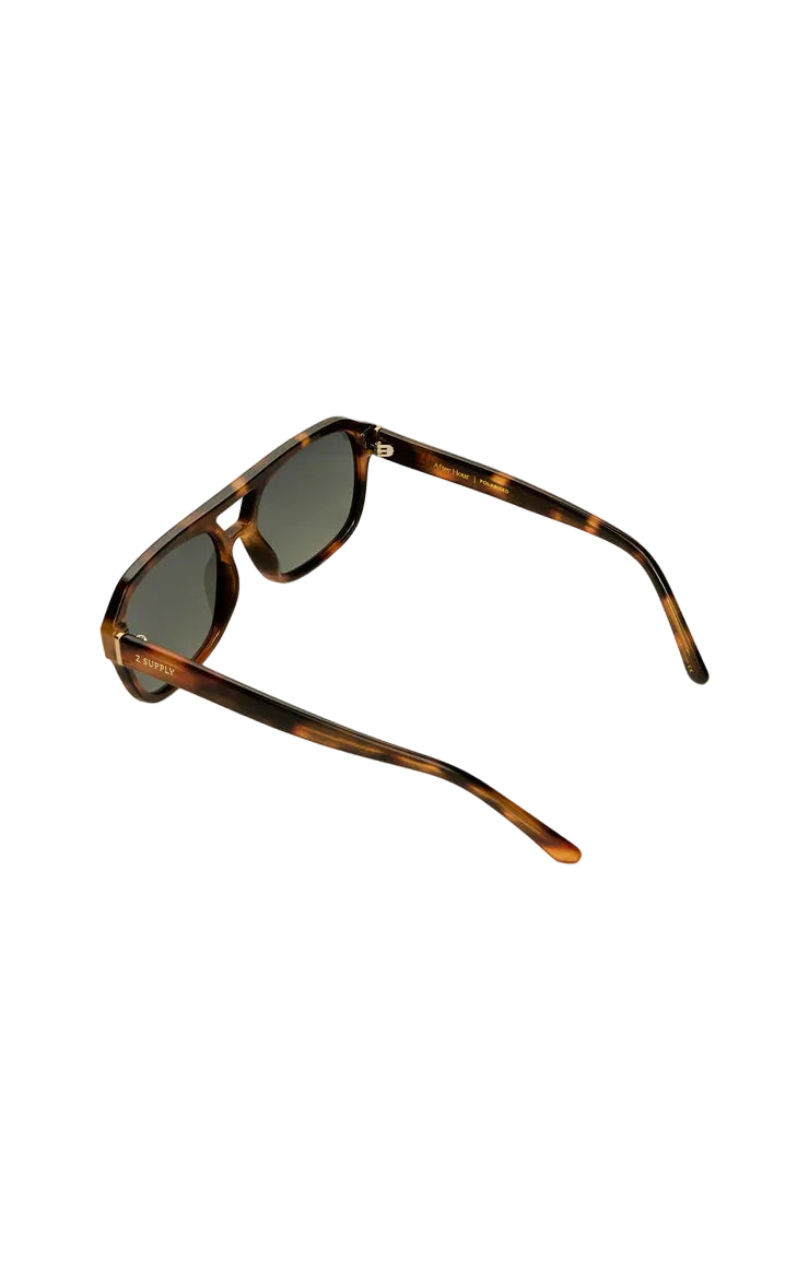 Z Supply After Hour Dark Tort- Gradient Polarized Sunglasses