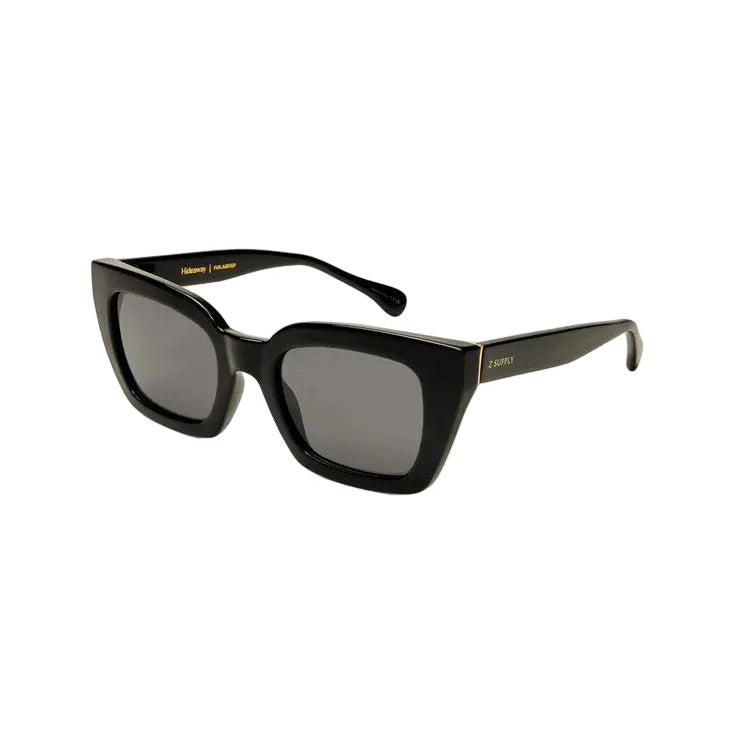 Z Supply Studio Polished Black-Grey Polarized Sunglasses