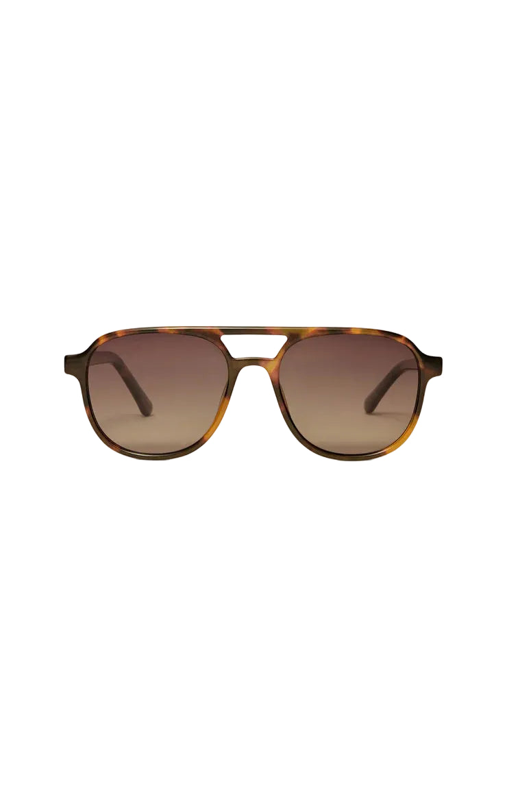 Z Supply Tourist  Brown Tortoise- Gradient Polar Sunglasses
