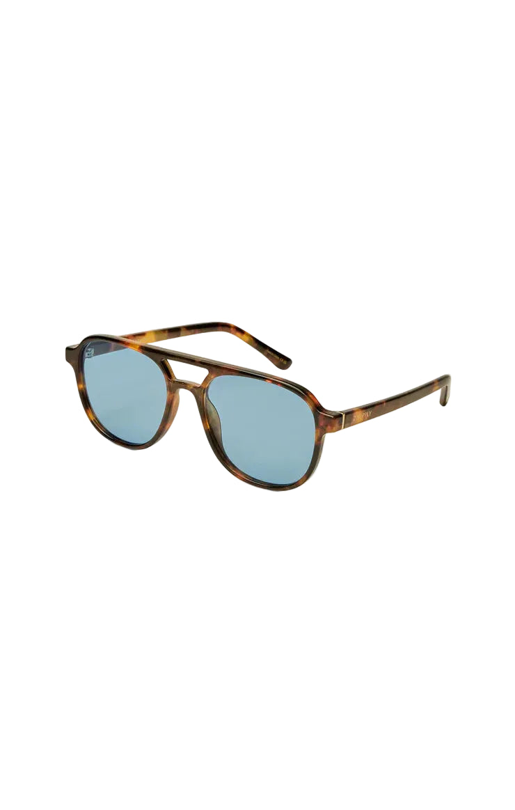 Z Supply Tourist Tort-Blue Polarized Sunglasses