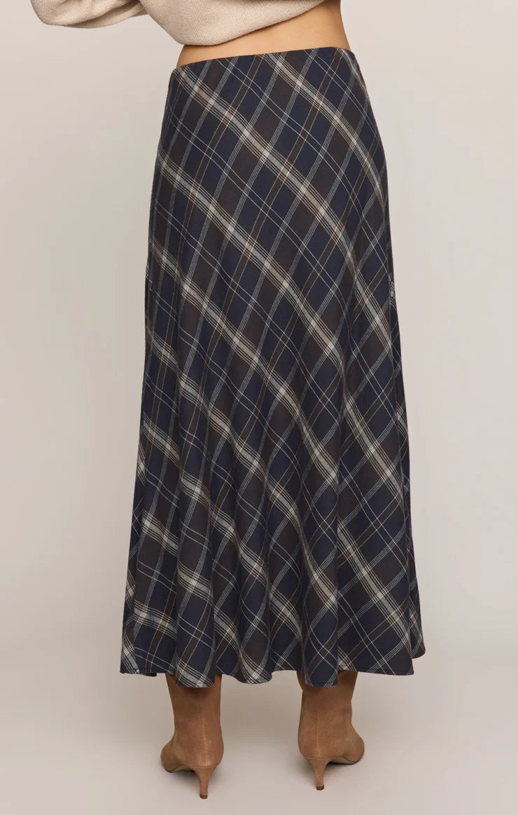 Z Supply Crestview Plaid Maxi Skirt
