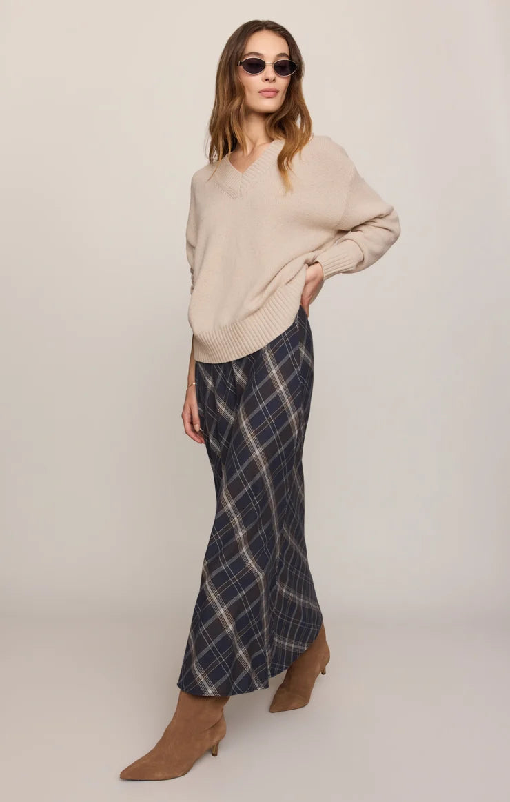 Z Supply Crestview Plaid Maxi Skirt