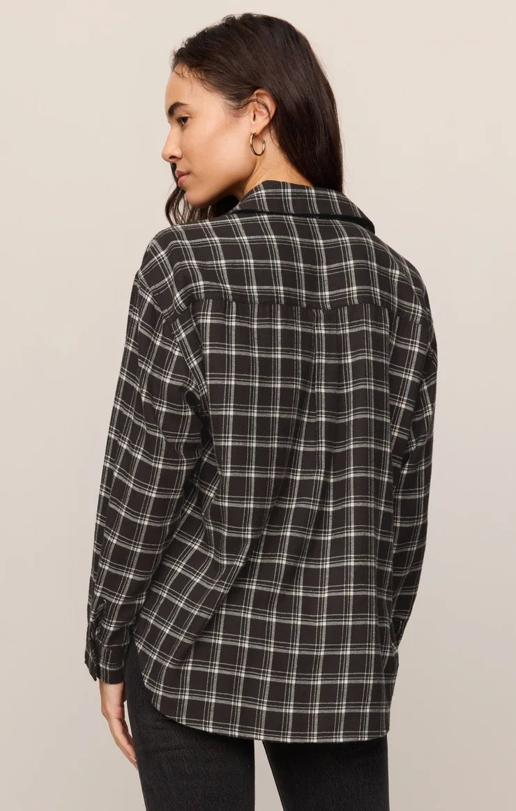 Z Supply River Plaid Button Up Shirt
