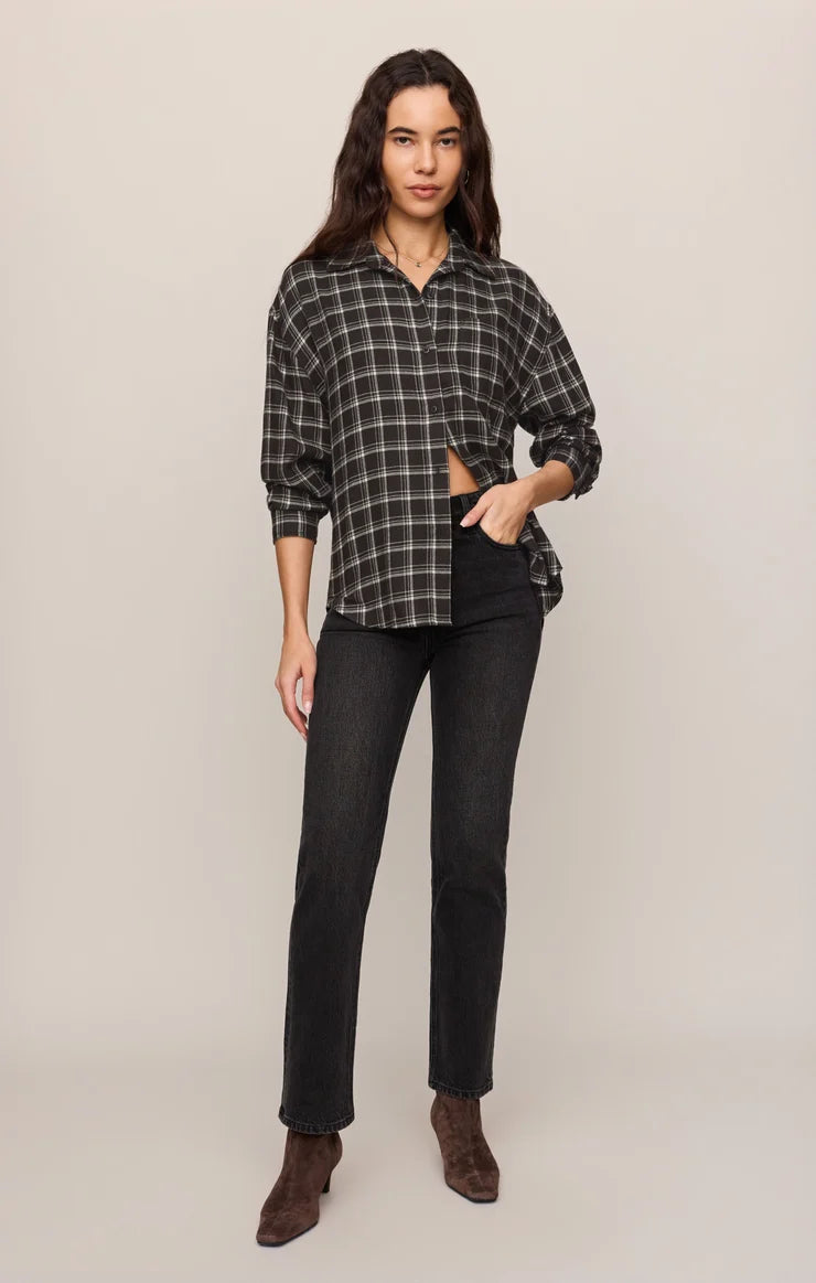 Z Supply River Plaid Button Up Shirt