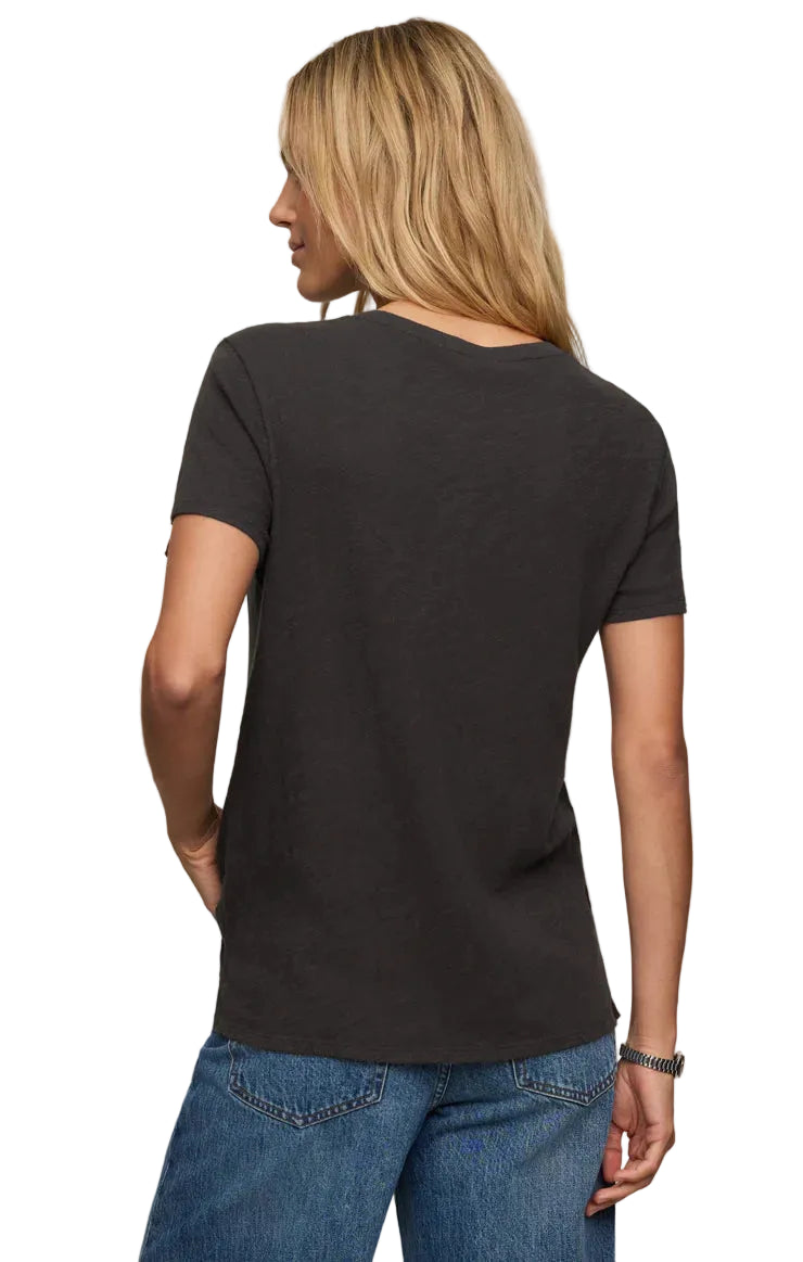 Z Supply Foundation Slub Tee Black Sand