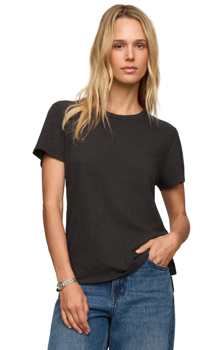 Z Supply Foundation Slub Tee Black Sand