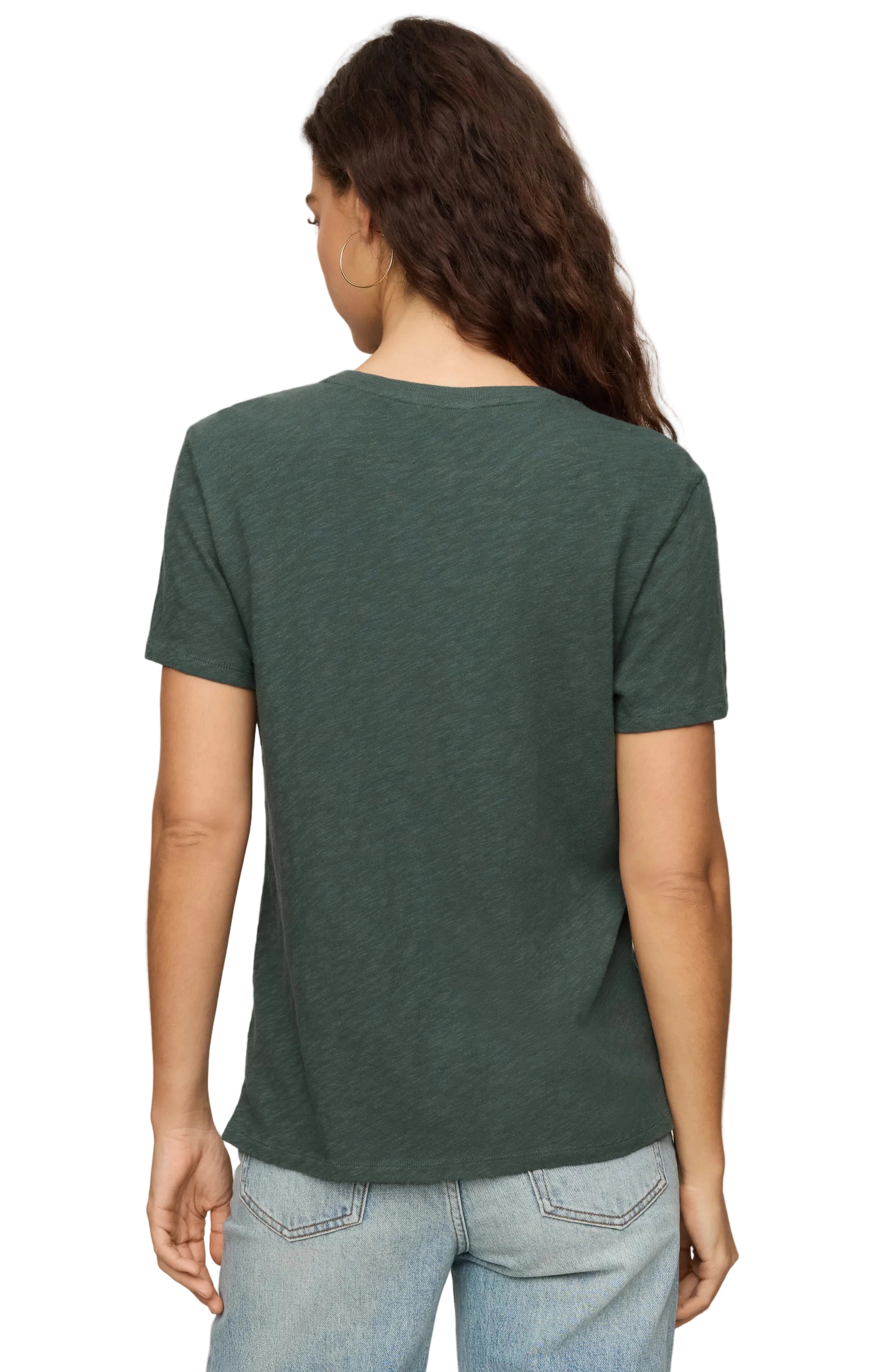 Z Supply Foundation Slub Tee Emerald Cove