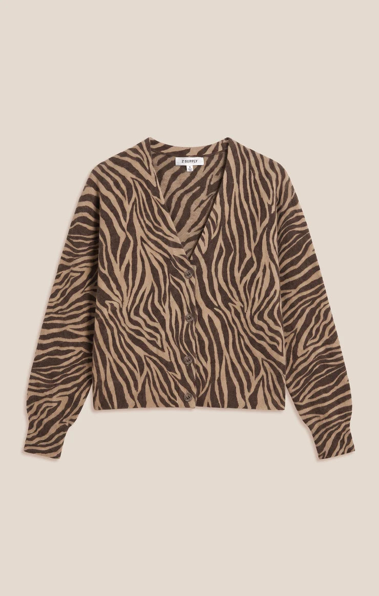 Z Supply All The Wild Zebra Cardigan
