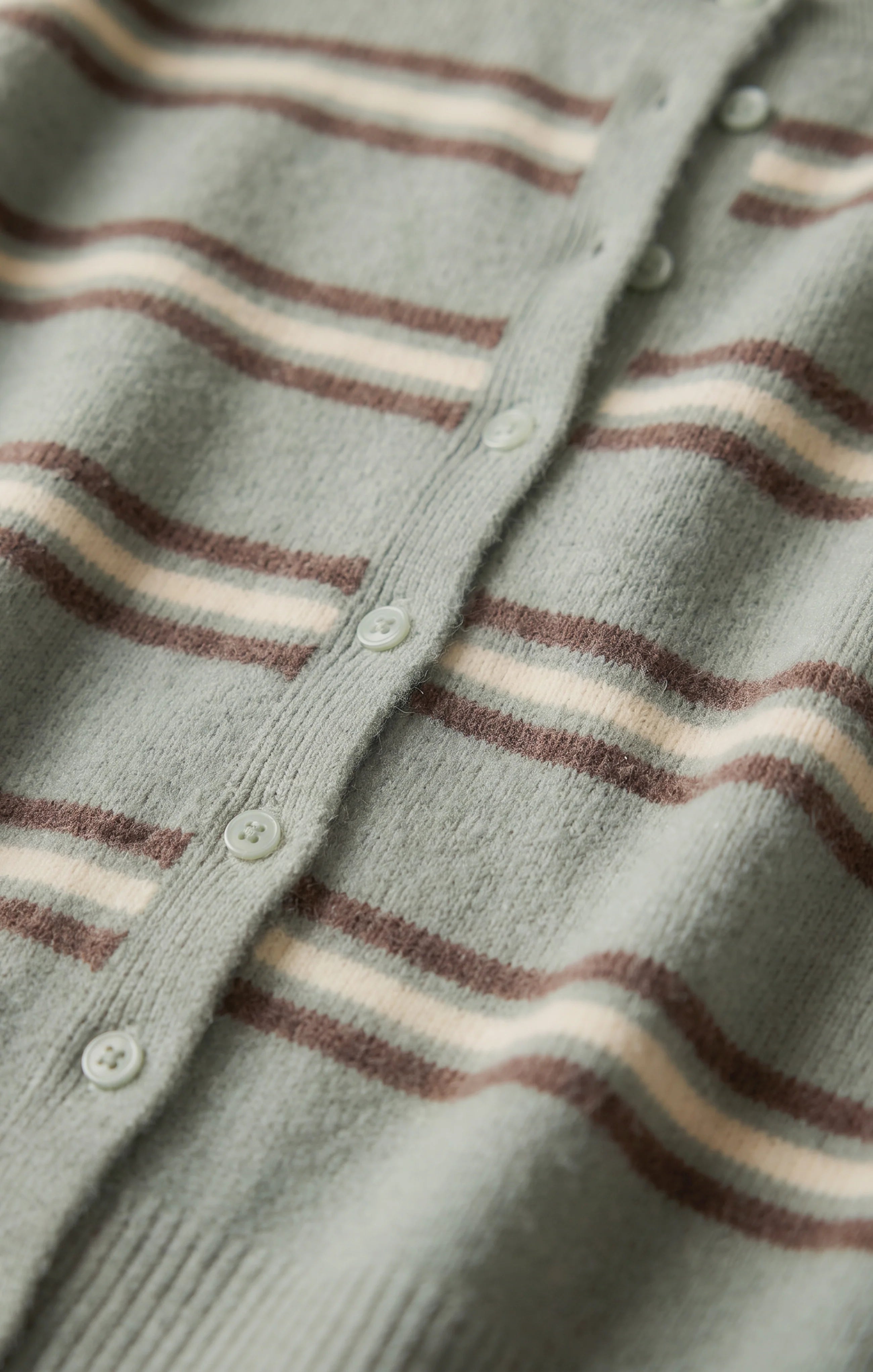 Z Supply Medina Cozy Stripe Cardigan Aqua Cloud