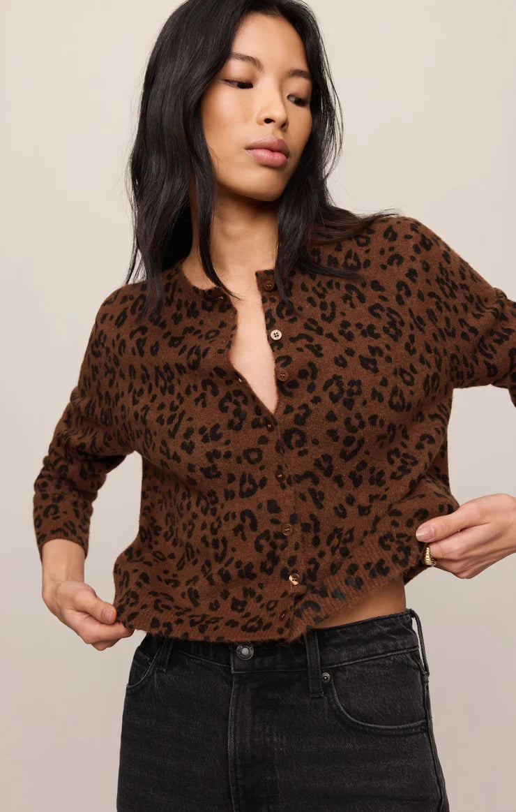 Z Supply Medina Leopard Cardigan