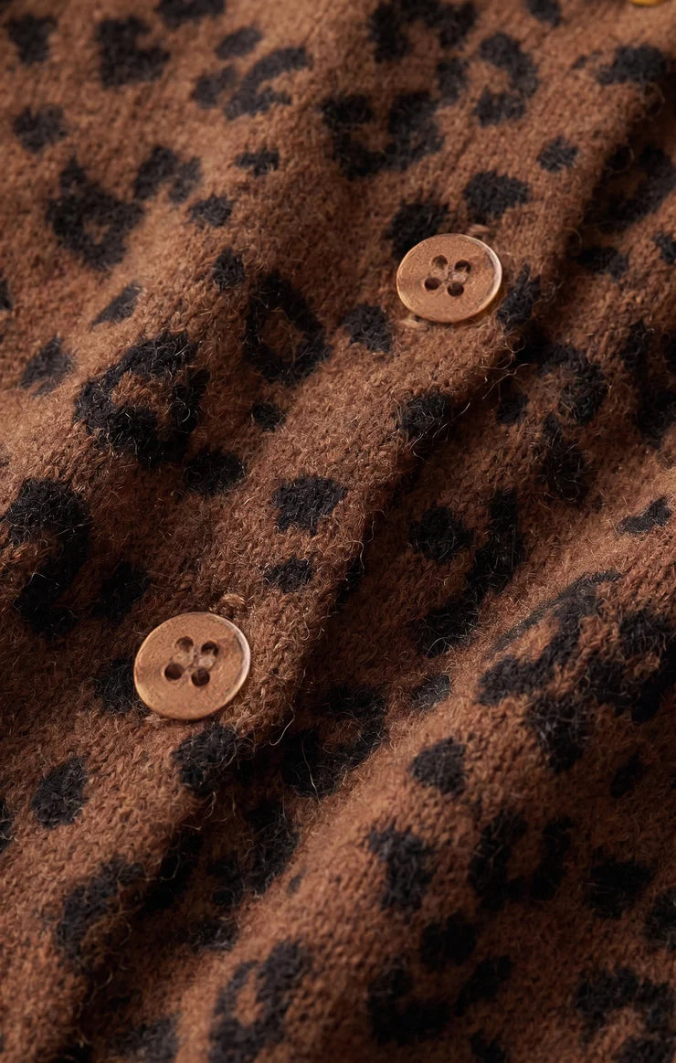 Z Supply Medina Leopard Cardigan