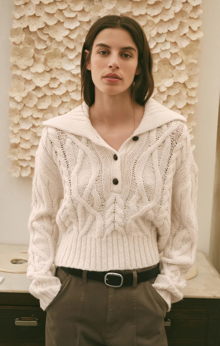 Z Supply Hartwell Sweater Sandstone