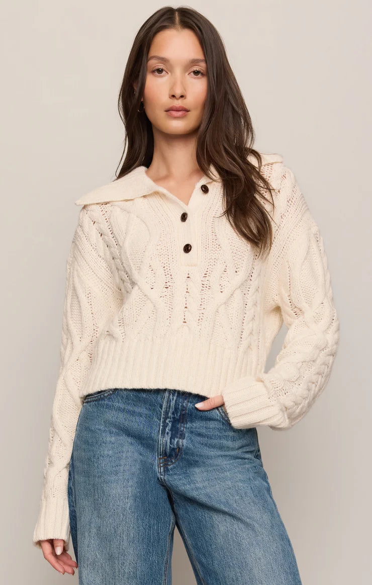 Z Supply Hartwell Sweater Sandstone