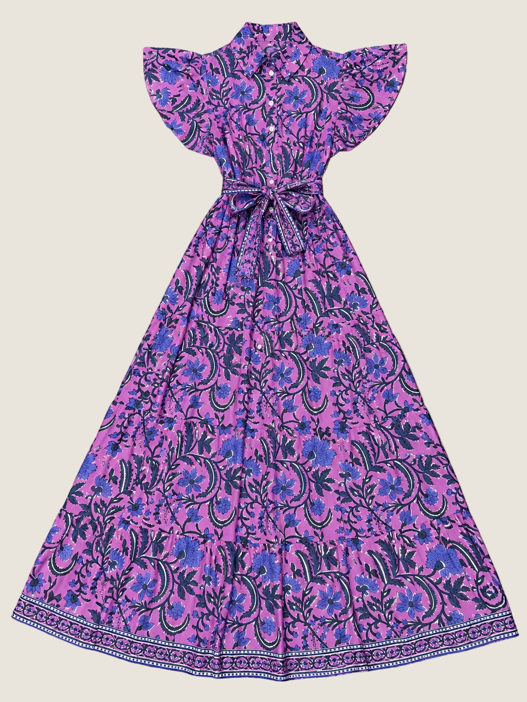 Lilbelle Louise Maxi Dress - Violet Mix