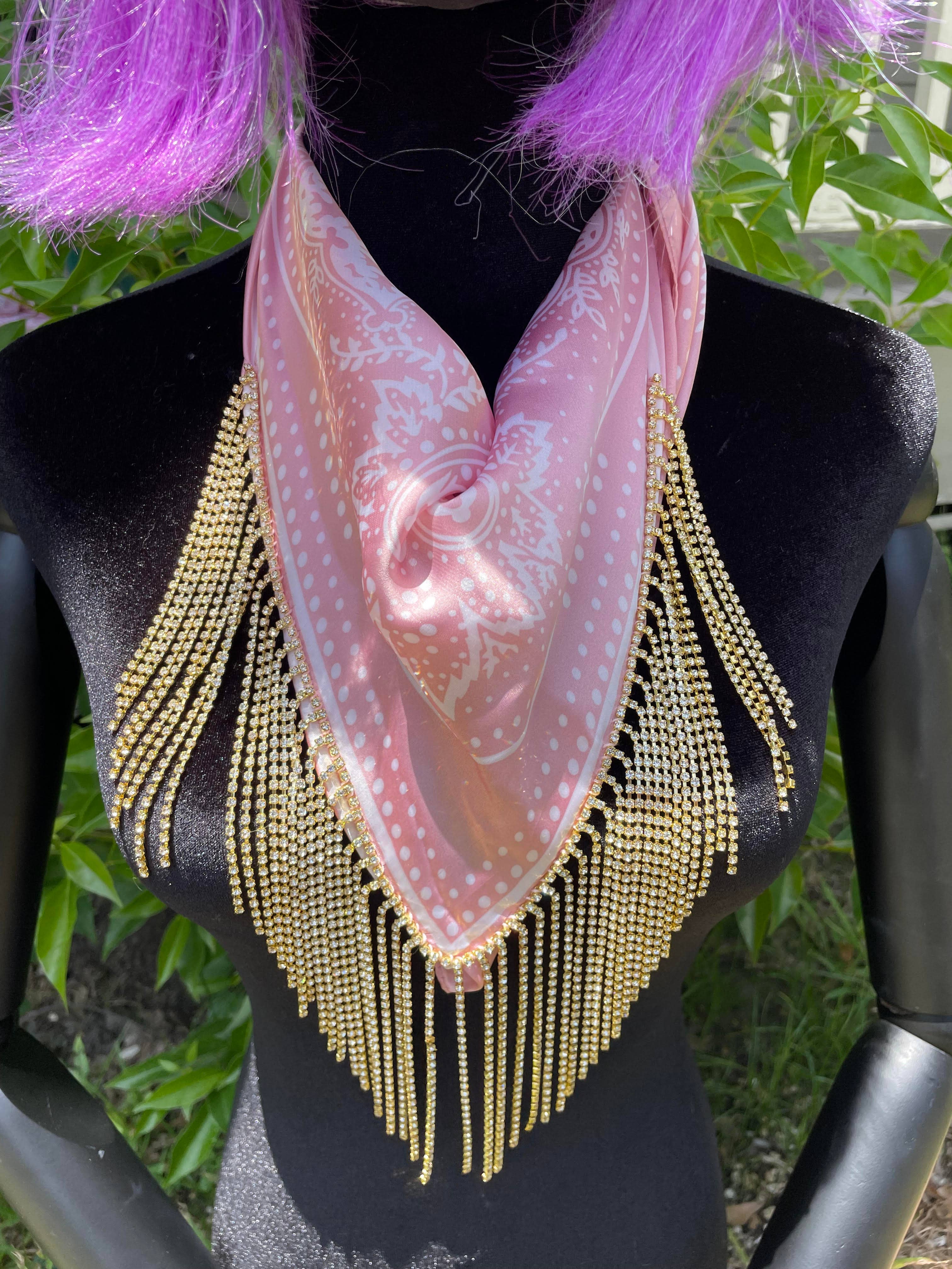 LUXE SILK Blingdana Bandana