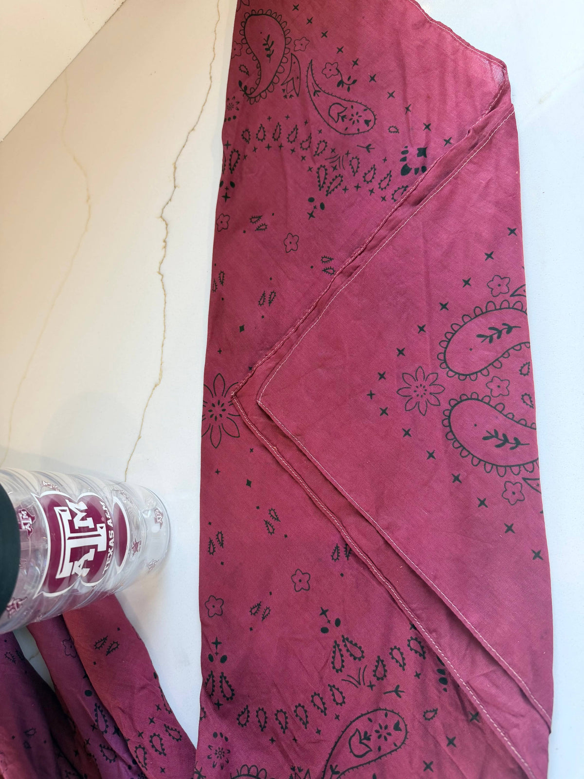 Bandana Maroon Hand Dyed Bandanas