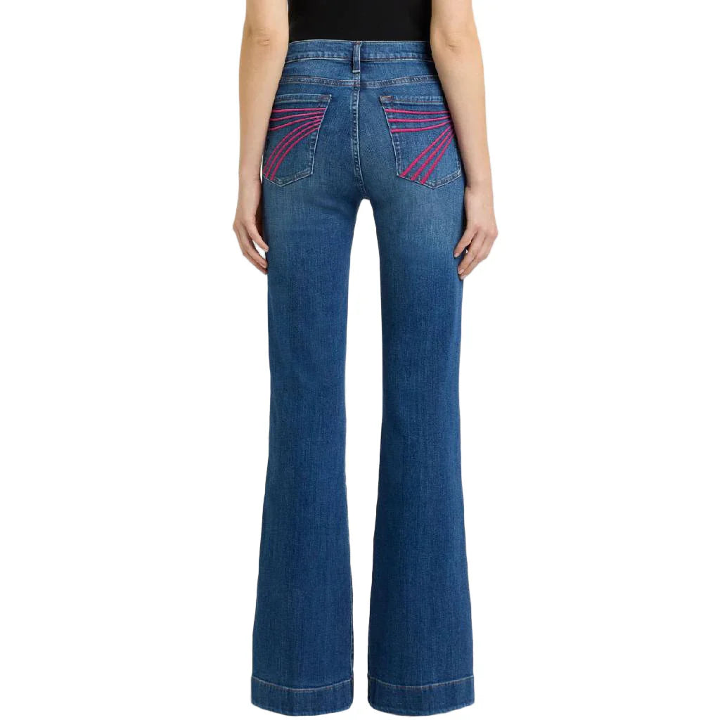 7 For All Mankind DOJO 34" Slim Illusion Moonwater