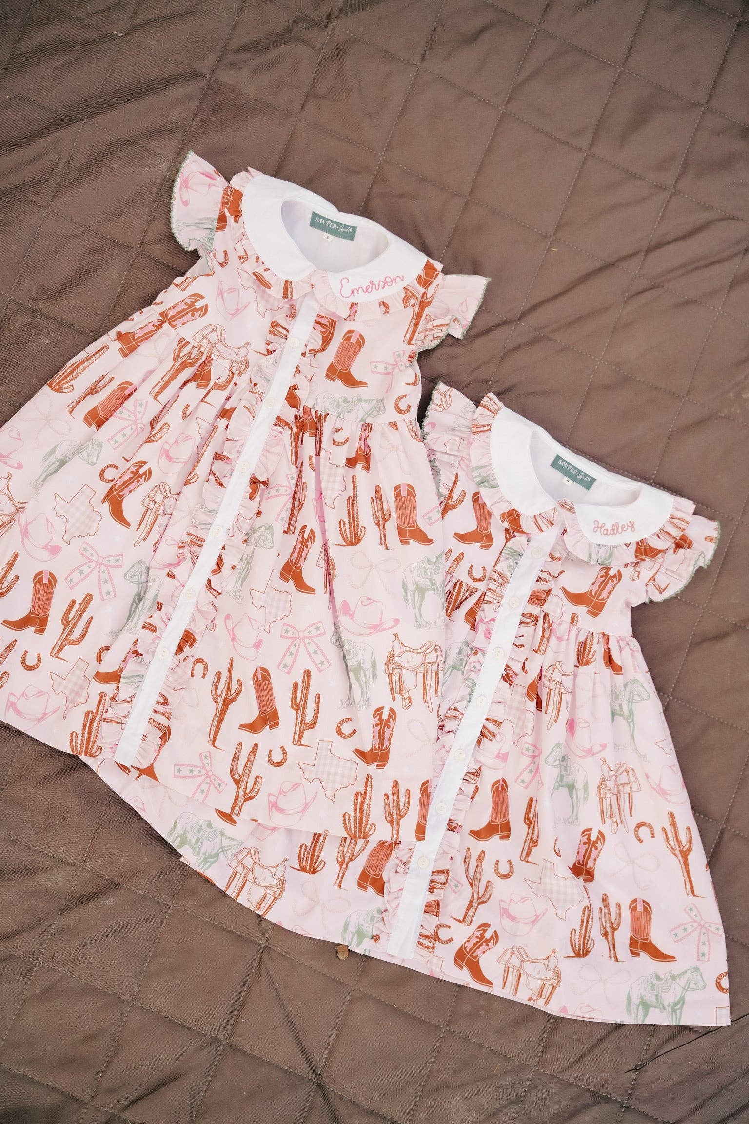Sawyer & Spade Pink Western Rodeo Dress
