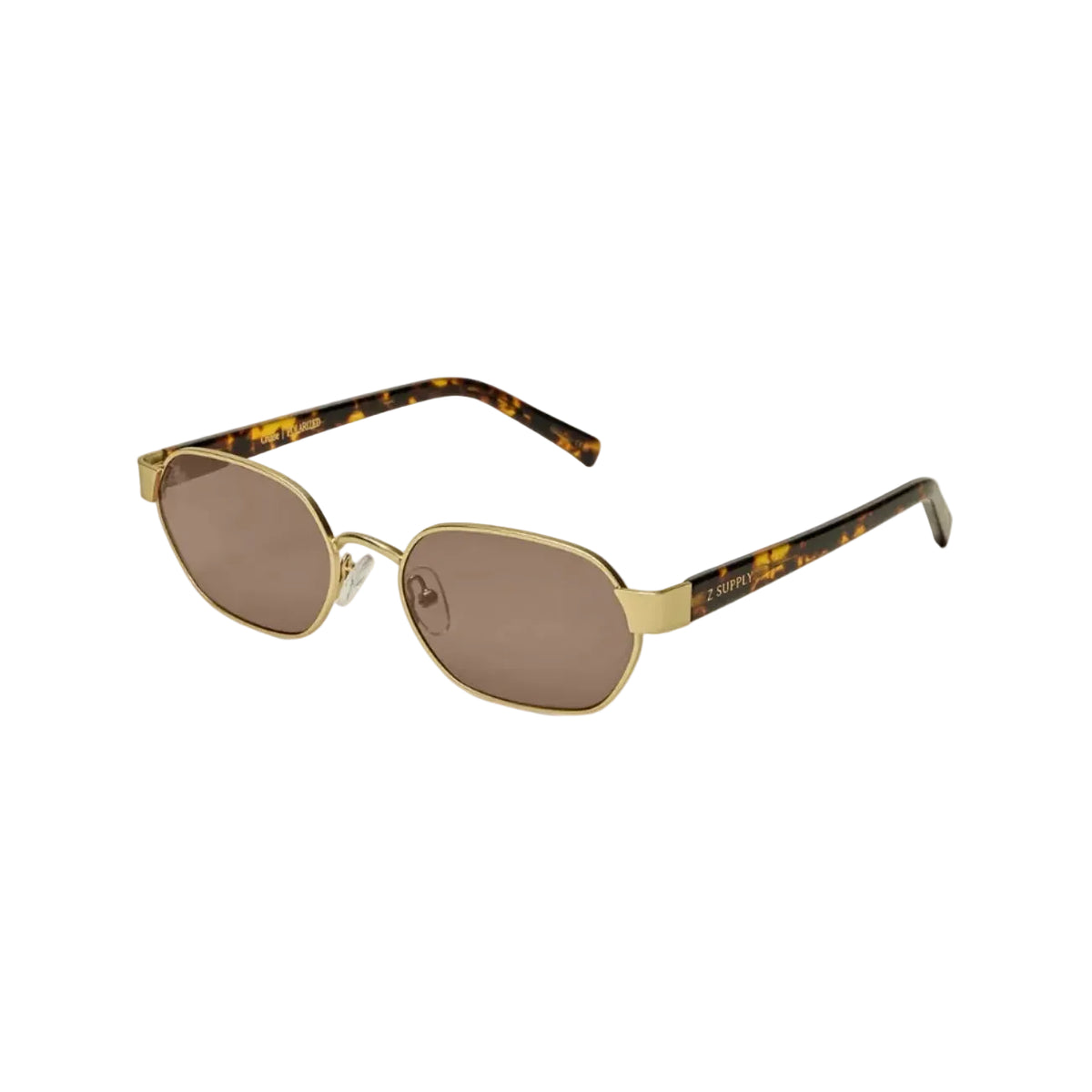 Z Supply CRUISE Gold- Grey POLARIZED SUNGLASSES