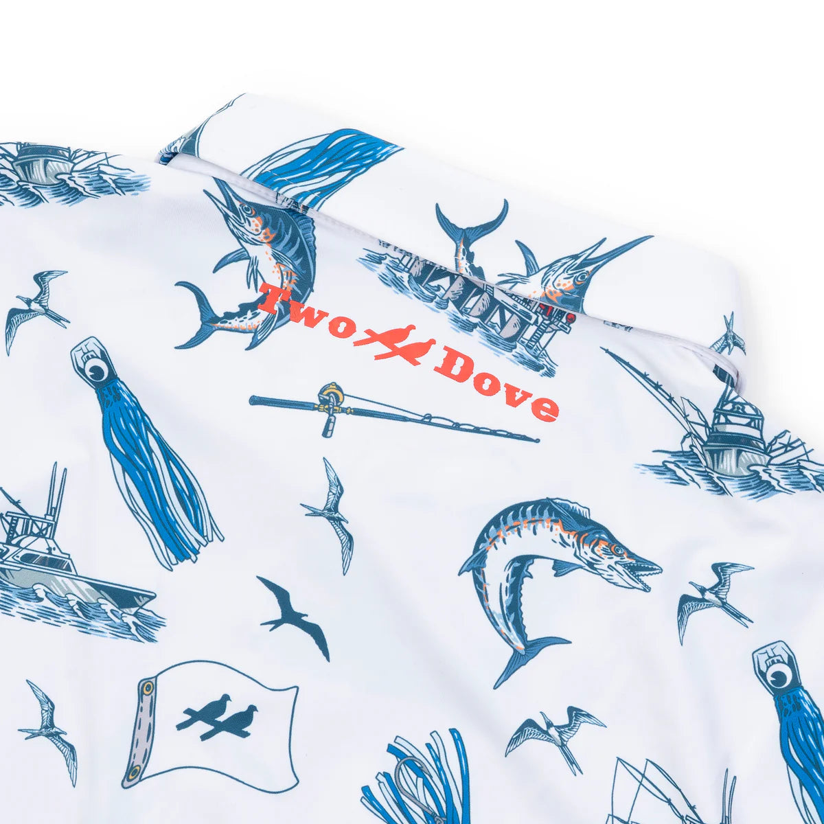 Two Doves Outdoors Men's Golf Polo Shirts