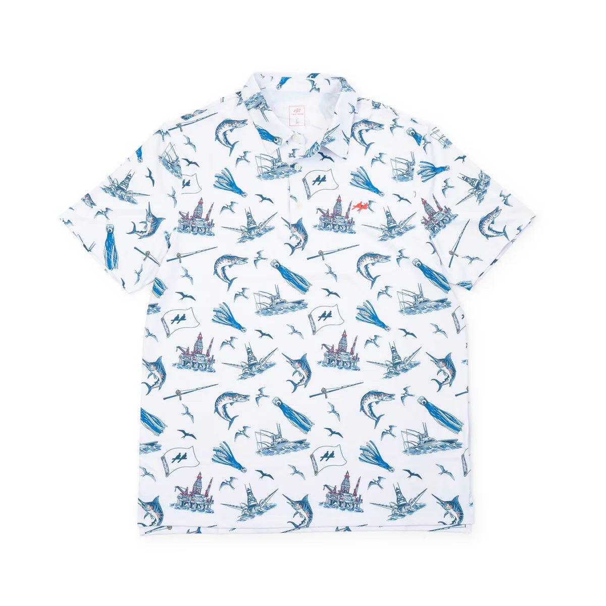 Two Doves Outdoors Men's Golf Polo Shirts