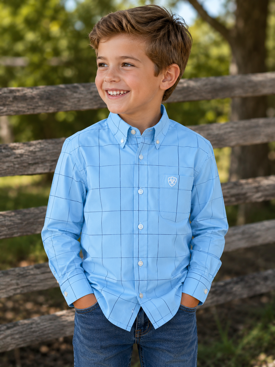 Youth ARIAT Boy's Pro Series Platt Long-sleeve
