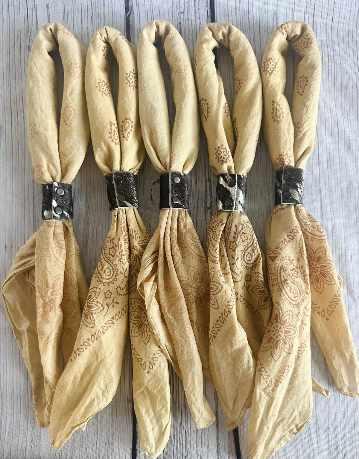 Bandana Mustard Hand Dyed Bandanas