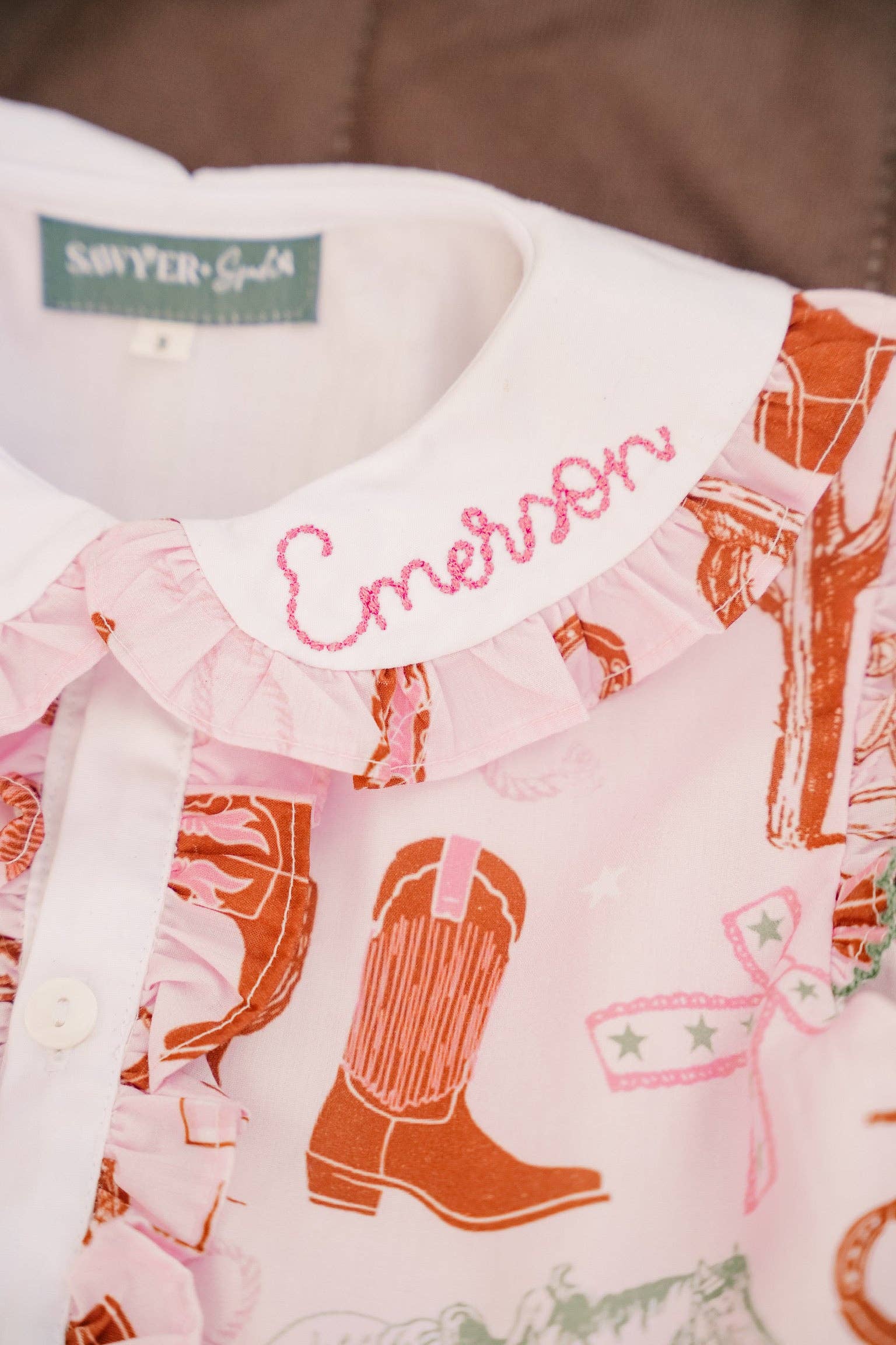 Sawyer & Spade Pink Western Rodeo Dress