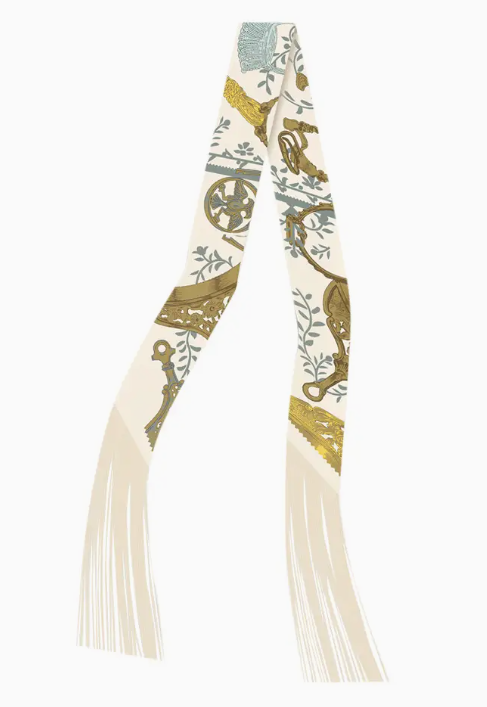 Gemelli Golden Fringe Twilly