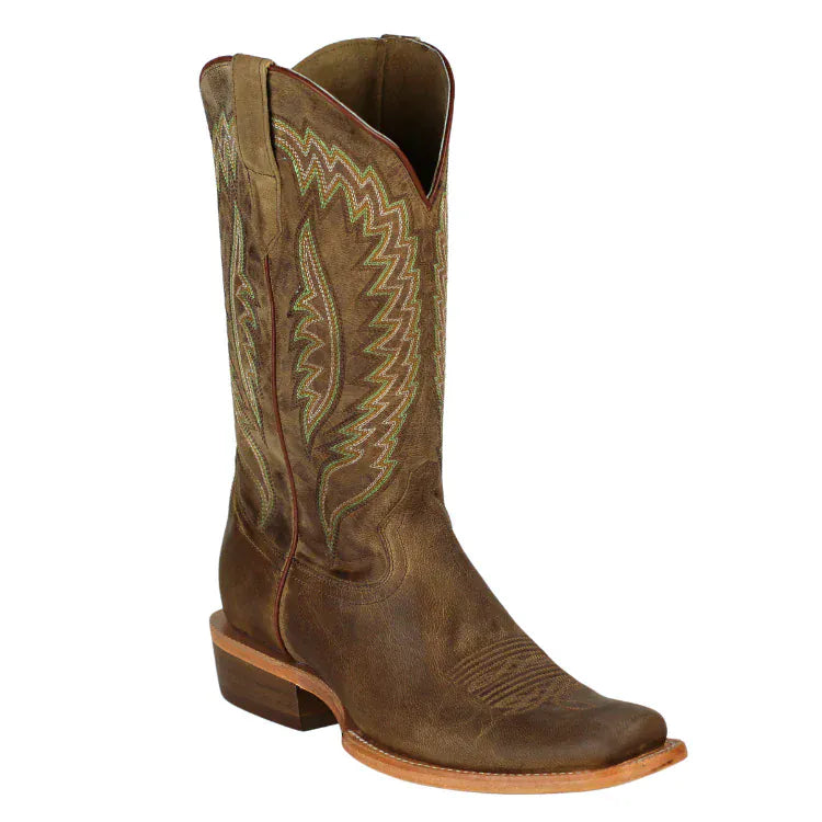 R. Watson Men's Boots Mad Brown Goat and Cowhide Leather