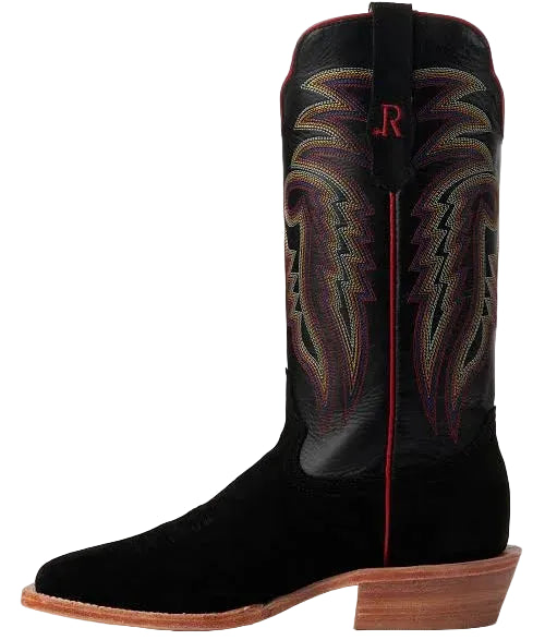 R. Watson Men's Roughout - Black Sinatra Cowhide