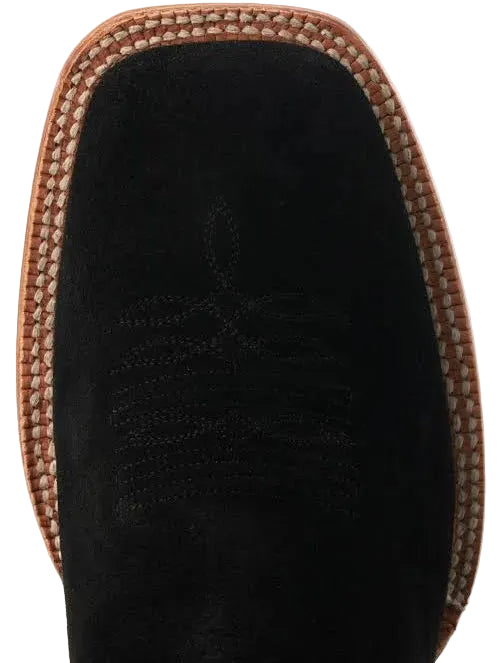 R. Watson Men's Roughout - Black Sinatra Cowhide
