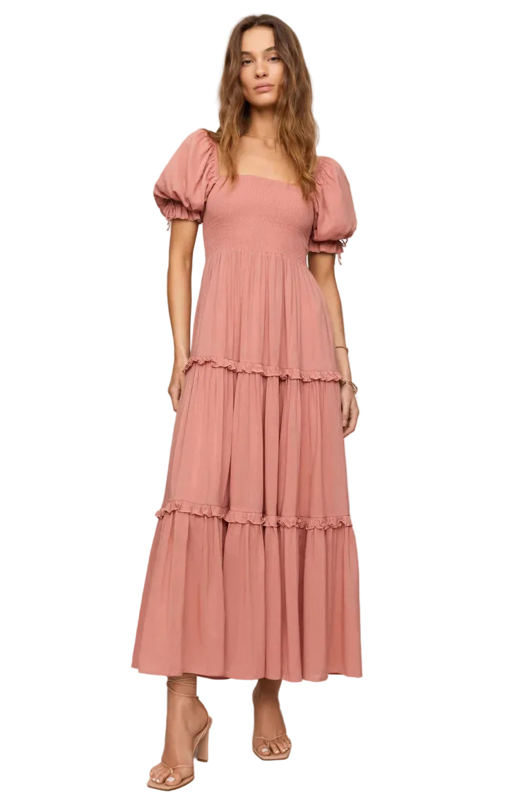 Z Supply Women's Eliora Maxi Dress Terracotta Clay