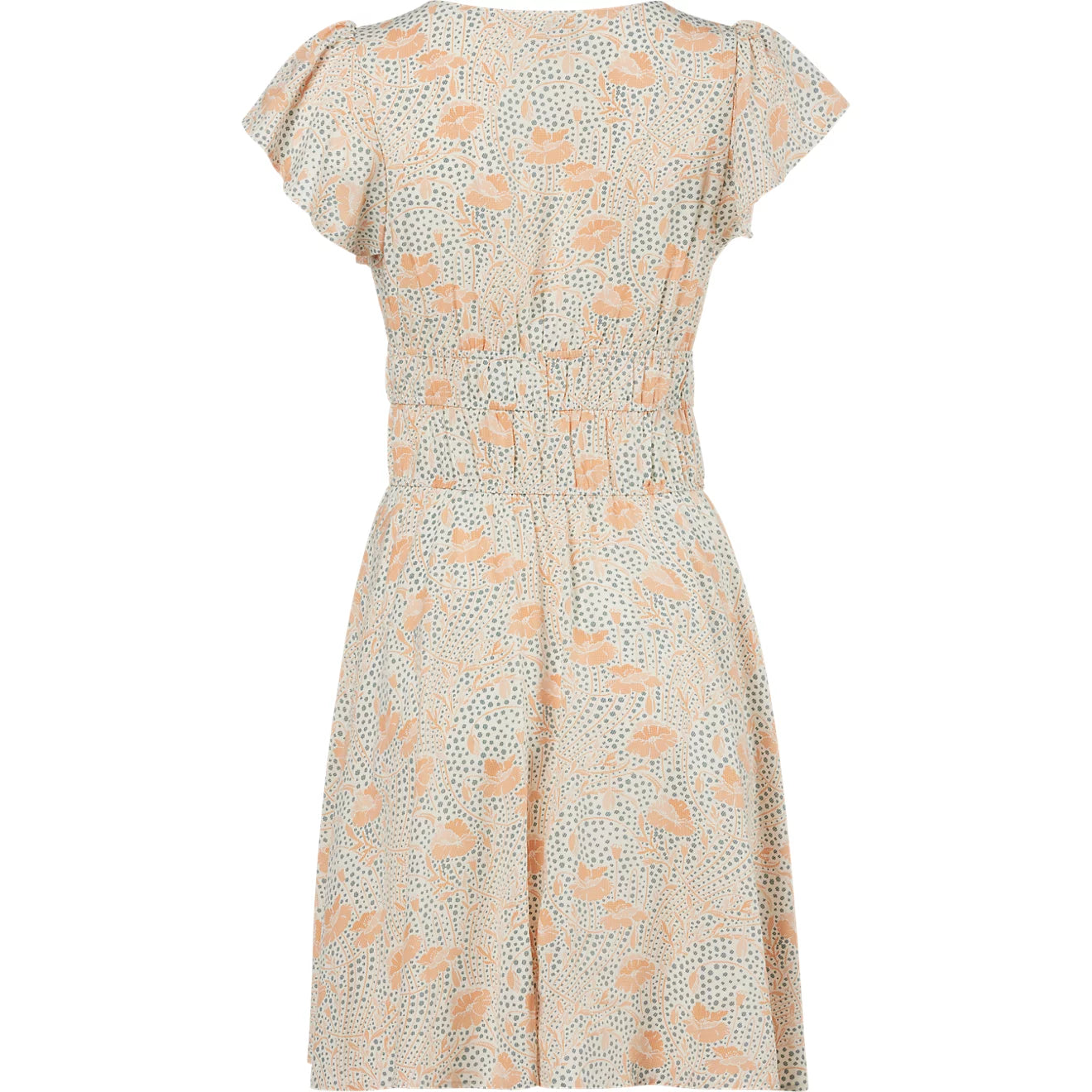 Wrangler Women's Yellow Floral Tiered Dress
